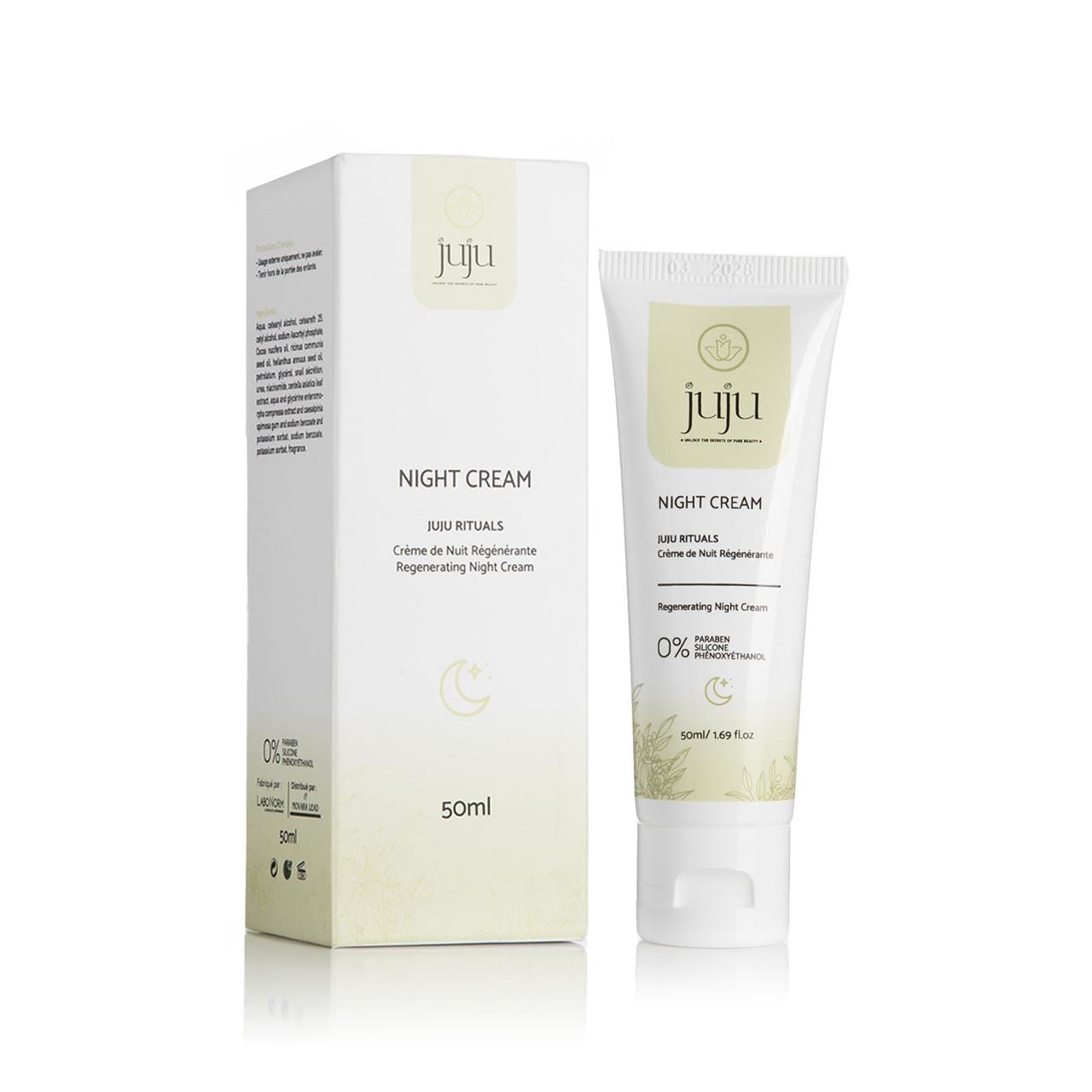 Crème de Nuit Régénérante Anti-Âge – JUJU